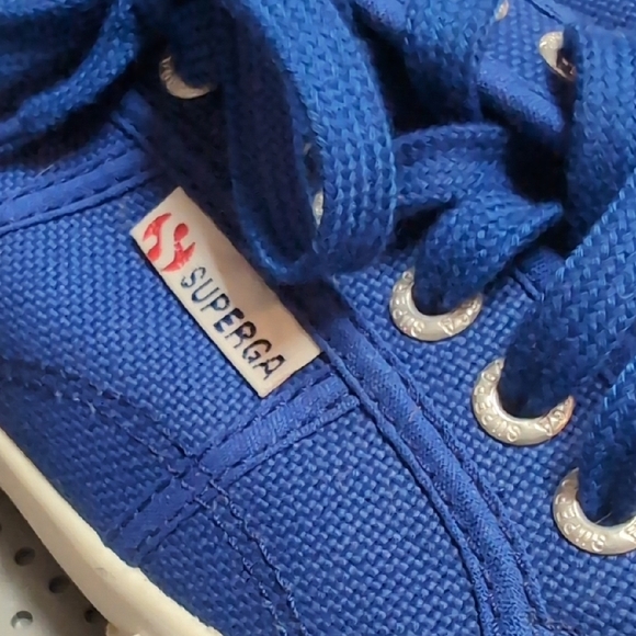 Superga Blue Canvas Sneakers - Picture 3 of 6